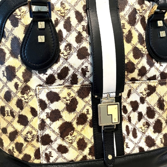 Rare L.A.M.B. By Gwen Stefani Kingston Bowler Bag in Excellent Used Cond… - Picture 5 of 16